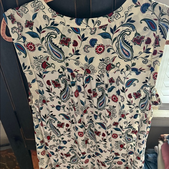 LOFT Women's Deep Red Cardigan Sweater - Picture 2 of 7